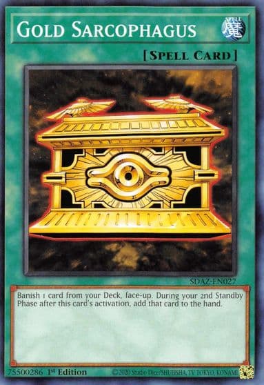 Gold Sarcophagus Structure Deck: Albaz Strike Yu-Gi-Oh! card