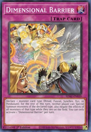 Dimensional Barrier Structure Deck: Albaz Strike Yu-Gi-Oh! card
