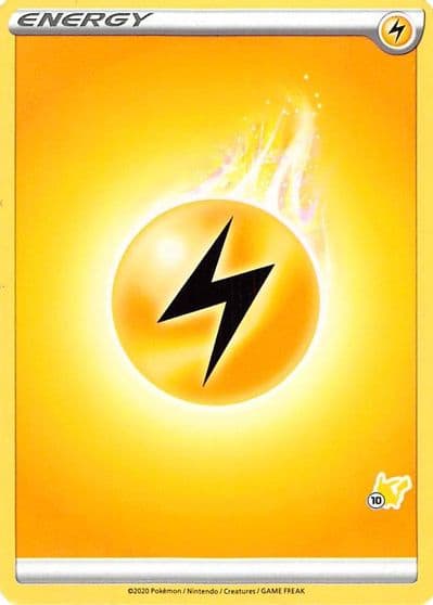 Lightning Energy (#10 Pikachu Stamped) Battle Academy 2022 Pokemon card