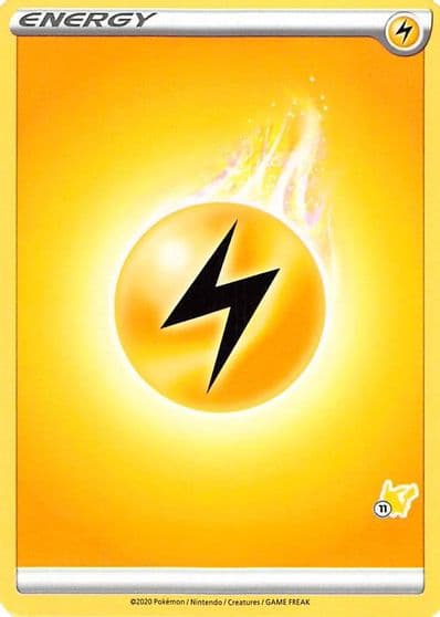 Lightning Energy (#11 Pikachu Stamped) Battle Academy 2022 Pokemon card