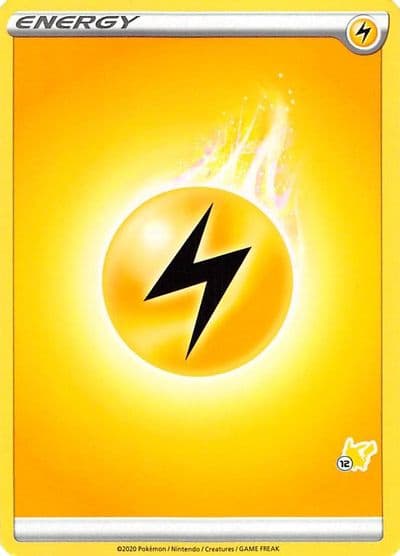 Lightning Energy (#12 Pikachu Stamped) Battle Academy 2022 Pokemon card