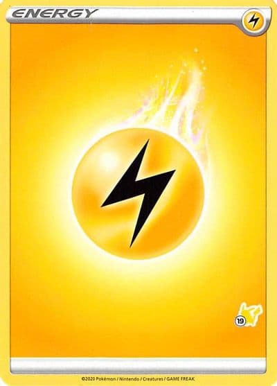 Lightning Energy (#19 Pikachu Stamped) Battle Academy 2022 Pokemon card