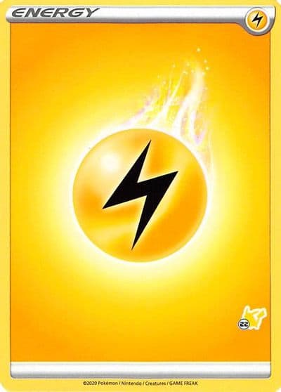 Lightning Energy (#22 Pikachu Stamped) Battle Academy 2022 Pokemon card