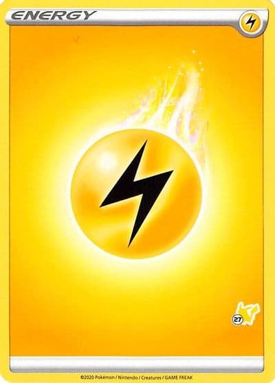 Lightning Energy (#27 Pikachu Stamped) Battle Academy 2022 Pokemon card