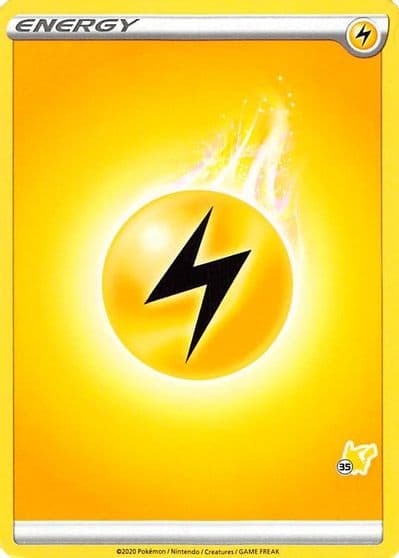 Lightning Energy (#35 Pikachu Stamped) Battle Academy 2022 Pokemon card