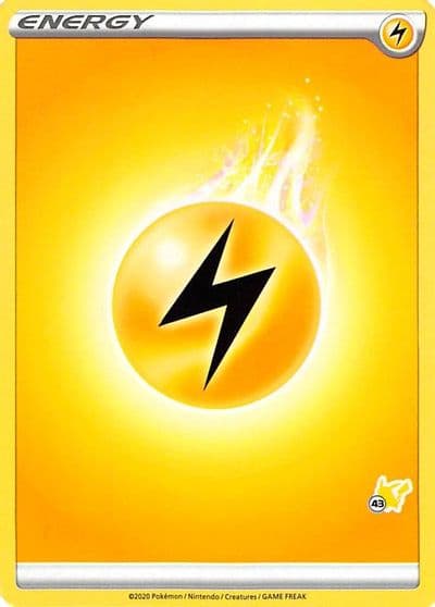 Lightning Energy (#43 Pikachu Stamped) Battle Academy 2022 Pokemon card