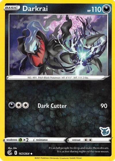 Darkrai (Eevee Stamped) Battle Academy 2022 Pokemon card