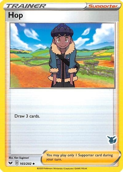 Hop (Eevee Stamped) Battle Academy 2022 Pokemon card