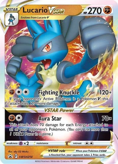 Lucario VSTAR - SWSH214 SWSH: Sword & Shield Promo Cards Pokemon card