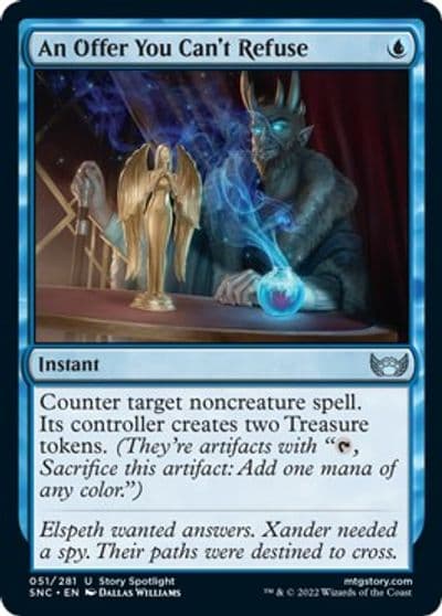 An Offer You Cant Refuse Streets of New Capenna Magic card