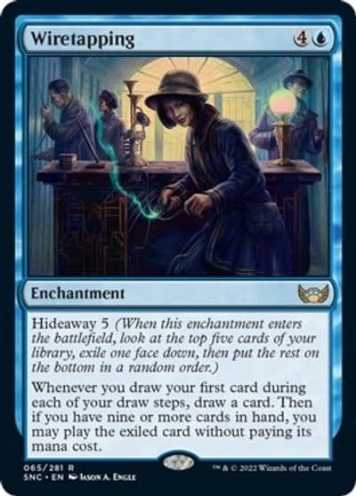 Wiretapping Streets of New Capenna Magic card