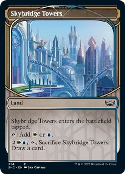Skybridge Towers Showcase Streets of New Capenna Magic card