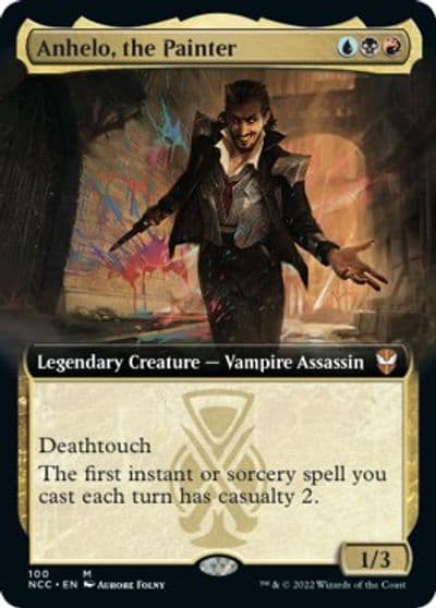 Anhelo the Painter Extended Art Commander: Streets of New Capenna Magic card