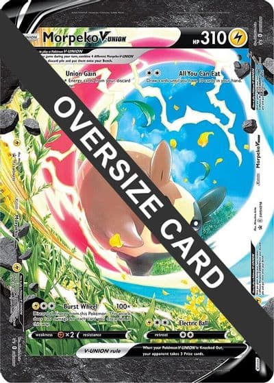 Morpeko V-UNION (SWSH215-218) Jumbo Cards Pokemon card