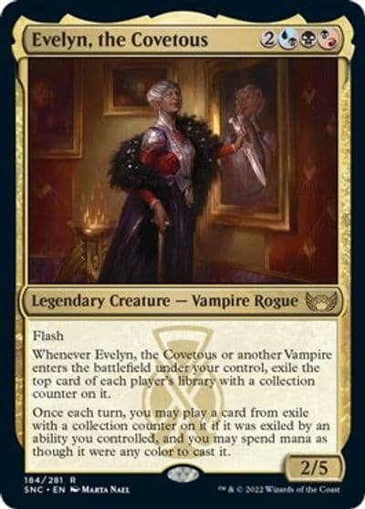 Evelyn the Covetous Streets of New Capenna Magic card