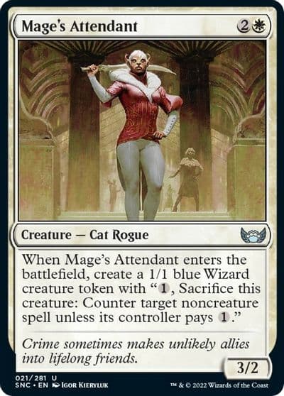 Mages Attendant Streets of New Capenna Magic card