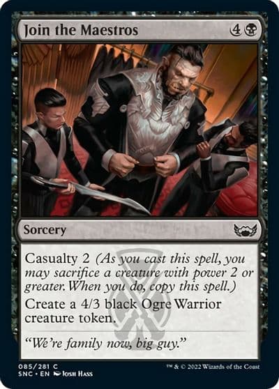 Join the Maestros Streets of New Capenna Magic card