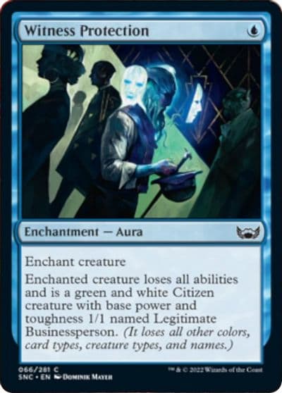 Witness Protection Streets of New Capenna Magic card
