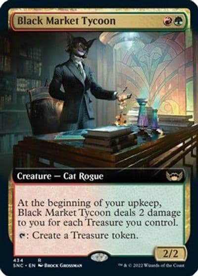 Black Market Tycoon Extended Art Streets of New Capenna Magic card