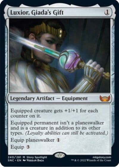 Luxior Giadas Gift Streets of New Capenna Magic card