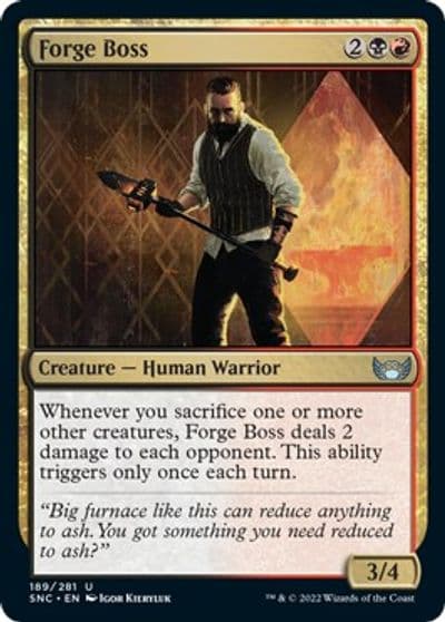 Forge Boss Streets of New Capenna Magic card