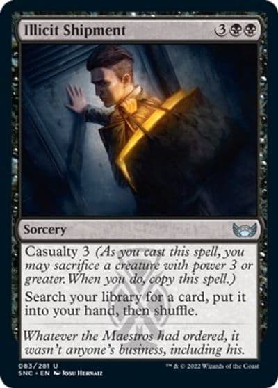 Illicit Shipment Streets of New Capenna Magic card