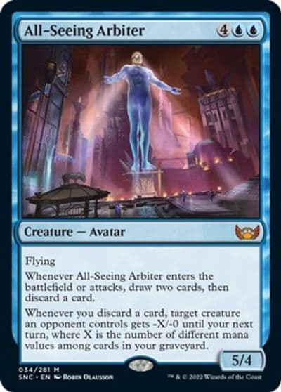 All Seeing Arbiter Streets of New Capenna Magic card
