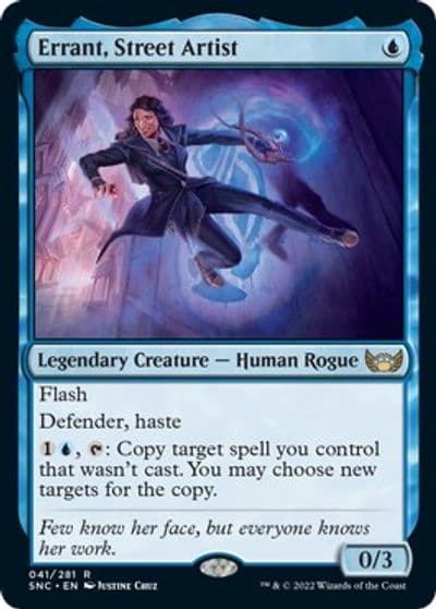 Errant Street Artist Streets of New Capenna Magic card