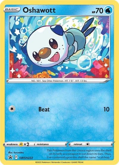 Oshawott - SWSH222 SWSH: Sword & Shield Promo Cards Pokemon card