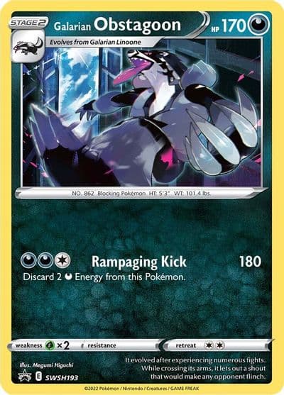 Galarian Obstagoon - SWSH193 SWSH: Sword & Shield Promo Cards Pokemon card