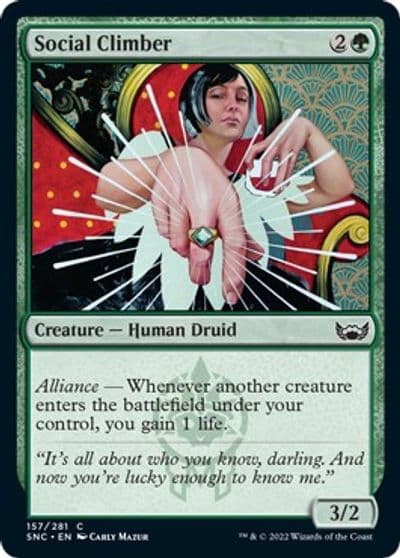 Social Climber Streets of New Capenna Magic card