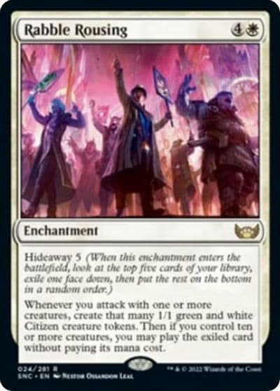 Rabble Rousing Streets of New Capenna Magic card