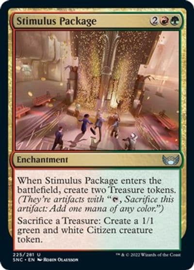 Stimulus Package Streets of New Capenna Magic card