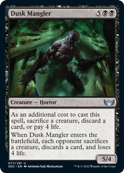Dusk Mangler Streets of New Capenna Magic card