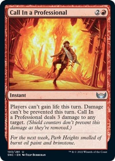 Call In a Professional Streets of New Capenna Magic card