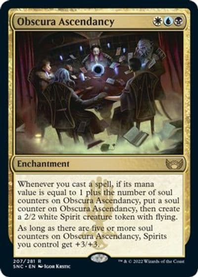 Obscura Ascendancy Streets of New Capenna Magic card