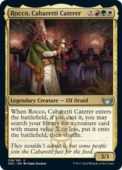 Rocco Cabaretti Caterer Streets of New Capenna Magic card
