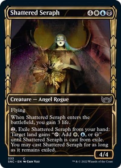 Shattered Seraph Showcase Streets of New Capenna Magic card