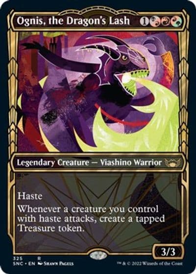 Ognis the Dragons Lash Showcase Streets of New Capenna Magic card