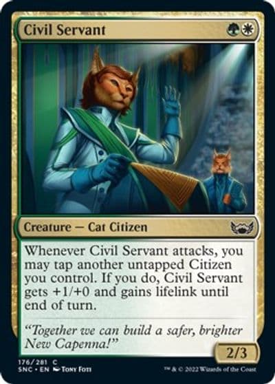 Civil Servant Streets of New Capenna Magic card
