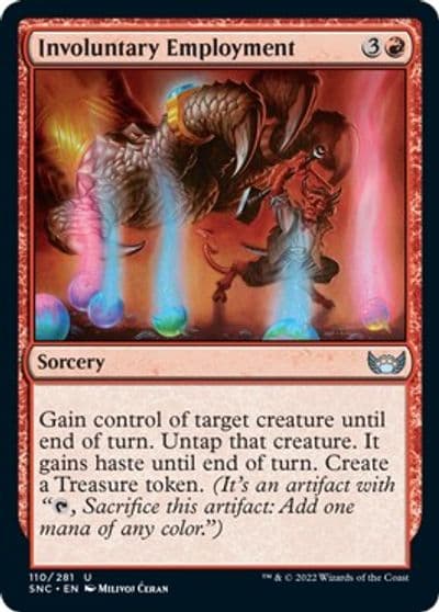 Involuntary Employment Streets of New Capenna Magic card