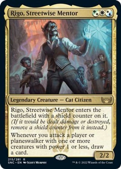 Rigo Streetwise Mentor Streets of New Capenna Magic card