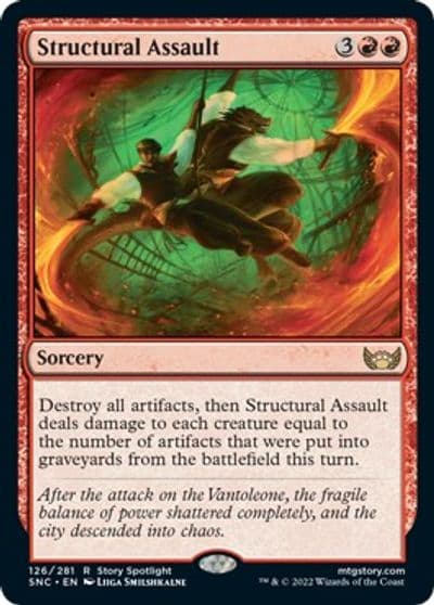 Structural Assault Streets of New Capenna Magic card