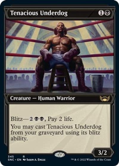Tenacious Underdog Showcase Streets of New Capenna Magic card