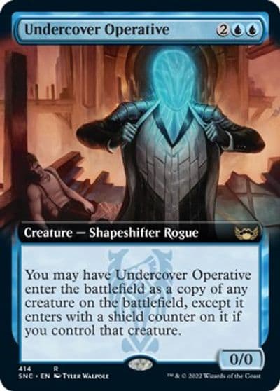 Undercover Operative Extended Art Streets of New Capenna Magic card