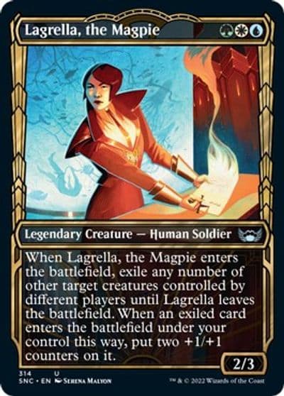 Lagrella the Magpie Showcase Streets of New Capenna Magic card