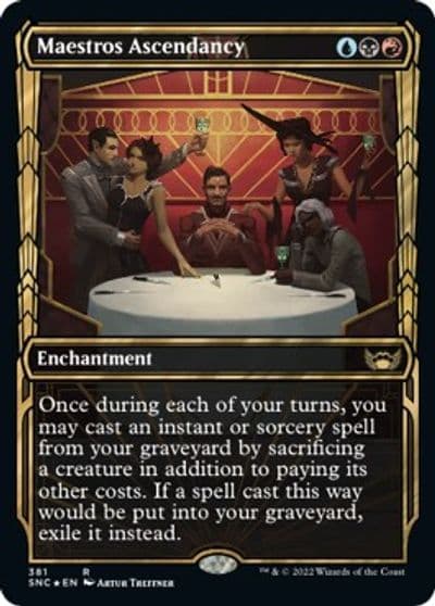 Maestros Ascendancy Gilded Foil Streets of New Capenna Magic card