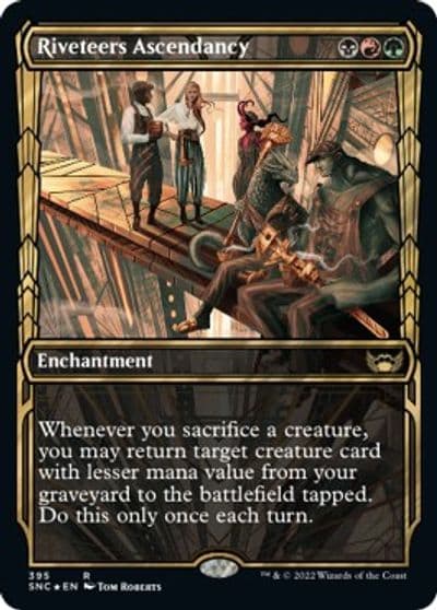 Riveteers Ascendancy Gilded Foil Streets of New Capenna Magic card