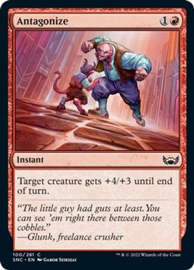Antagonize Streets of New Capenna Magic card