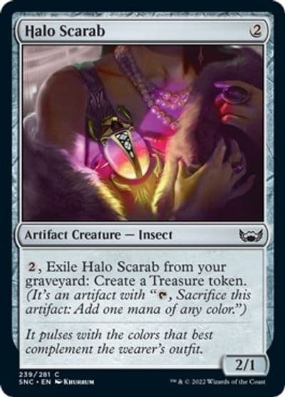 Halo Scarab Streets of New Capenna Magic card